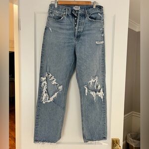AGOLDE distressed 90’s Jean size 28